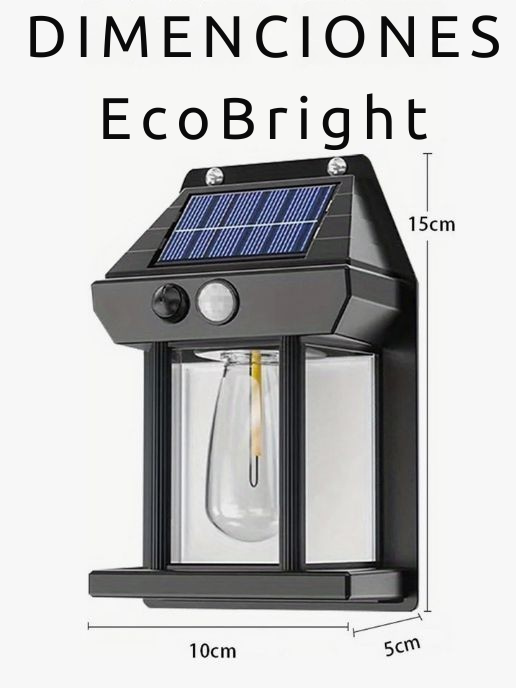 EcoBright – Foco LED Solar con Sensor de Movimiento