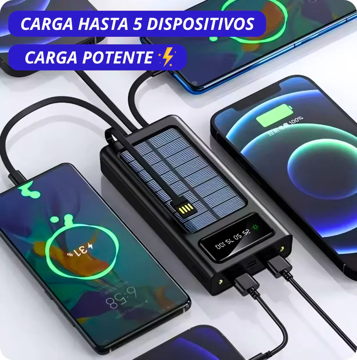 VoltSolar – Cargdor de 20,000 mAh